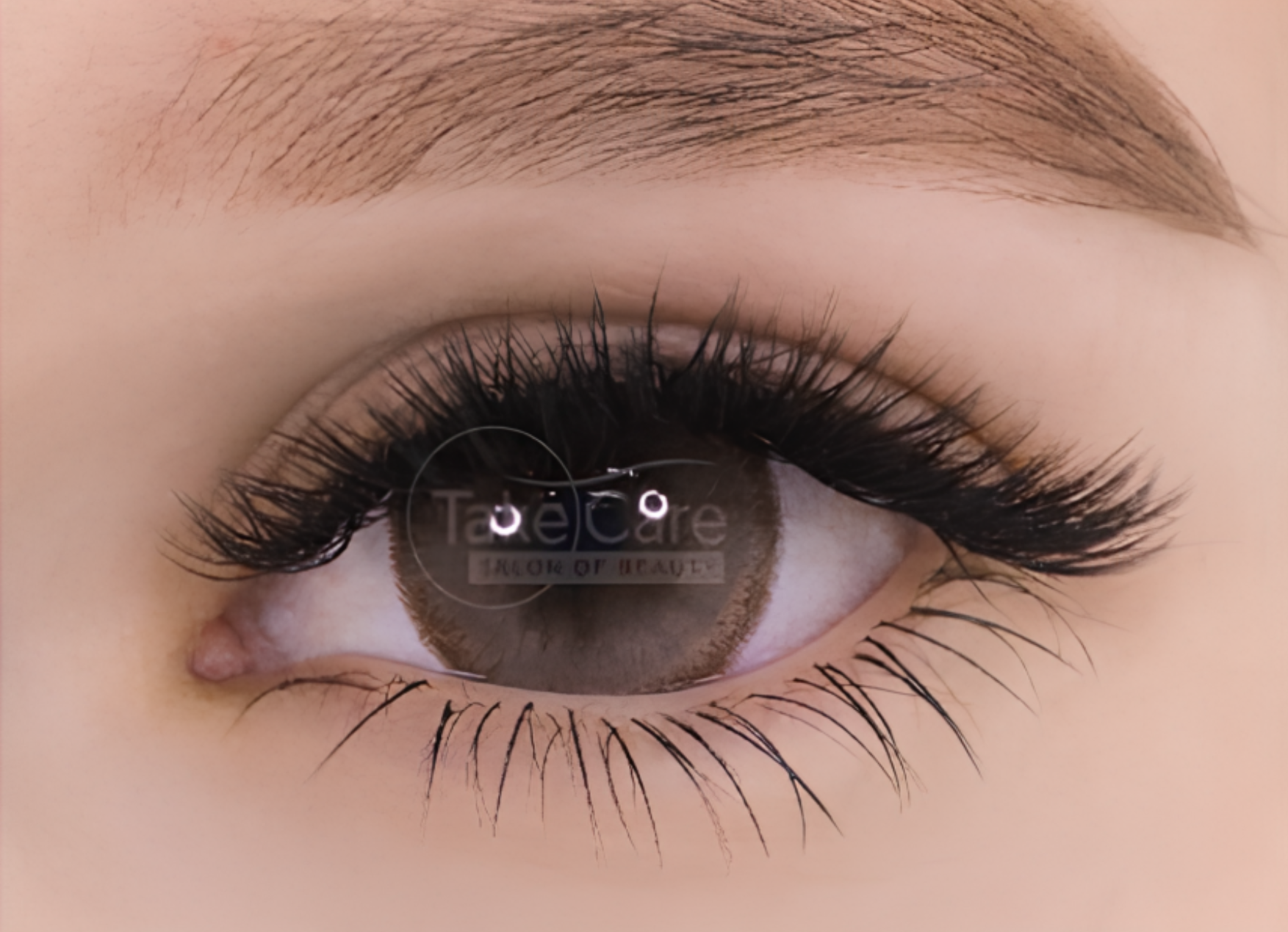 Magic Point Volume lash style, open eye
