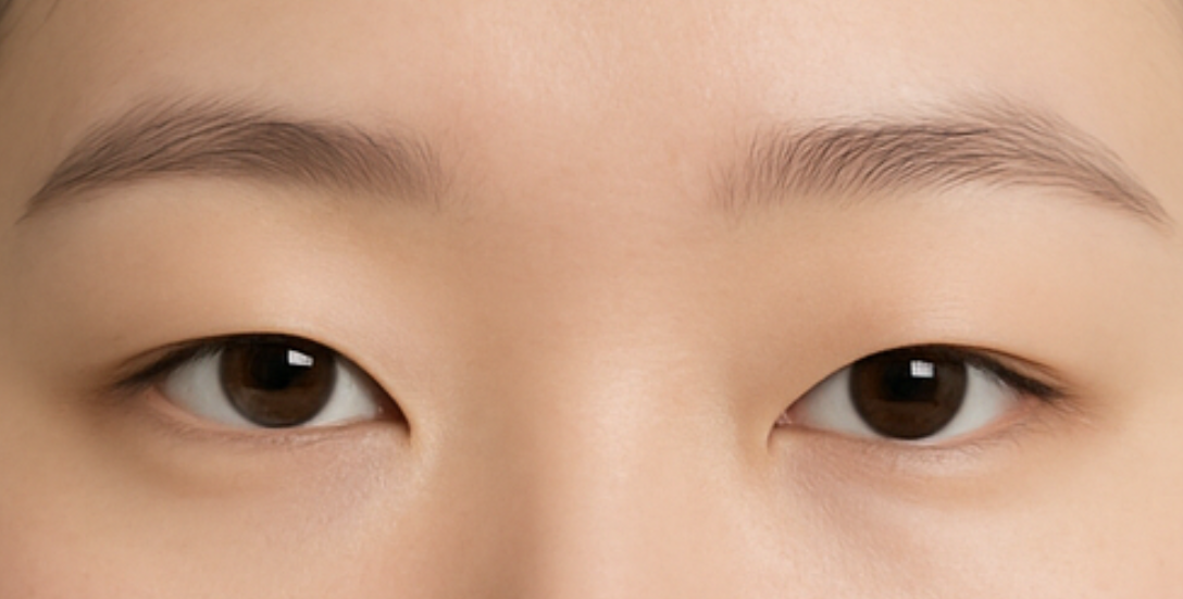 ต่อขนตาสำหรับตาชั้นเดียว/ตาหลบใน – แนวทางเส้นต่อเส้น เน้นความยาวช่วงกลางตา